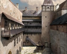 4. Rekonstrukce části nádvoří dle R. Vojkovského
